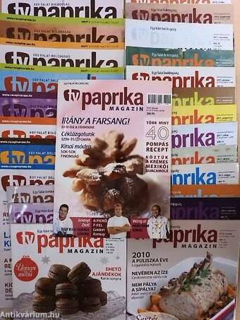 TV Paprika Magazin 2007., 2010-2013. (vegyes számok) (25 db)