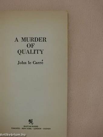 A Murder of Quality