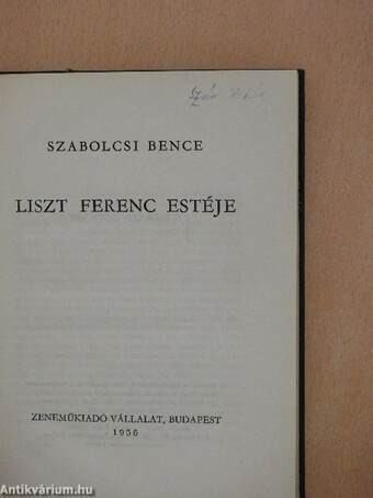 Liszt Ferenc estéje