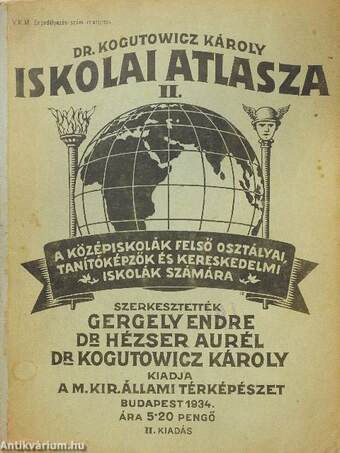 Dr. Kogutowicz Károly iskolai atlasza II.