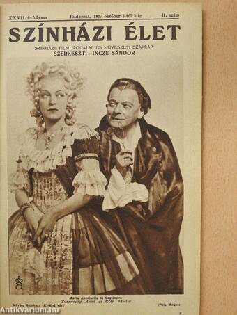 Színházi Élet 1937. október 3-9.
