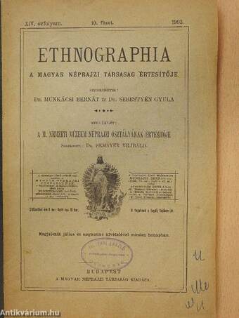 Ethnographia 1903. deczember