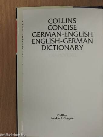 Collins Concise German-English, English-German Dictionary/Pons-Handwörterbuch deutsch-englisch, englisch-deutsch