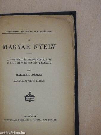 A magyar nyelv