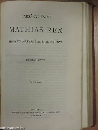 Mathias Rex I-III.