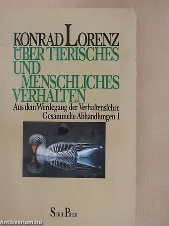 Über tierisches und menschliches Verhalten