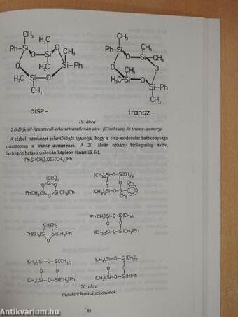 Bioaktív szilíciumvegyületek és szilikonok alkalmazása a gyógyászatban