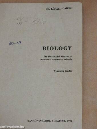 Biology II.