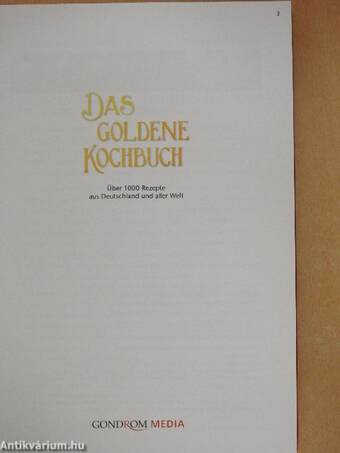 Das goldene Kochbuch