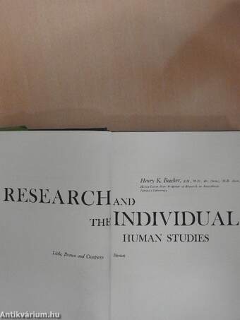 Research and the Individual Human Studies