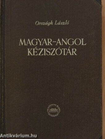 Magyar-angol kéziszótár