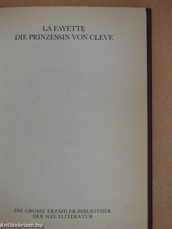 Die Prinzessin von Cleve