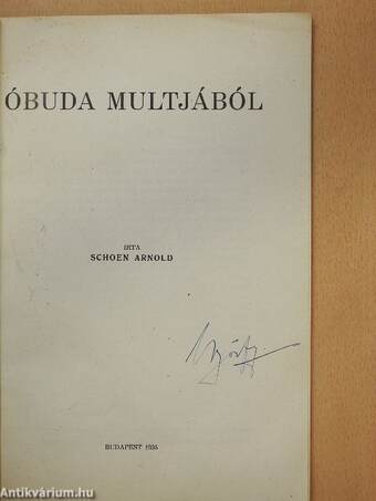 Óbuda multjából