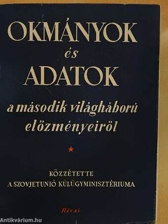 Okmányok és adatok I-II.