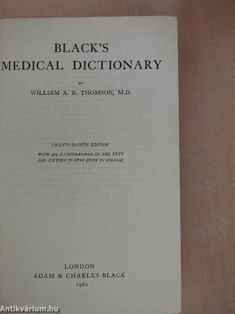 Black's Medical Dictionary