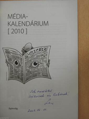 Médiakalendárium 2010 (dedikált példány)