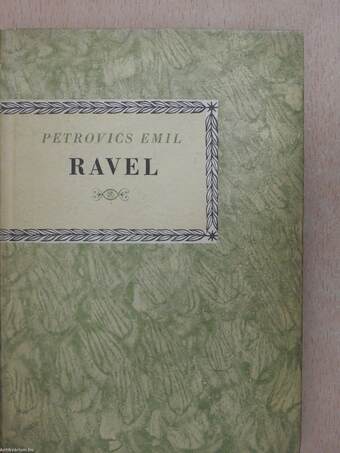 Maurice Ravel (dedikált példány)