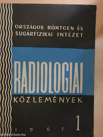 Radiologiai közlemények 1967/1.