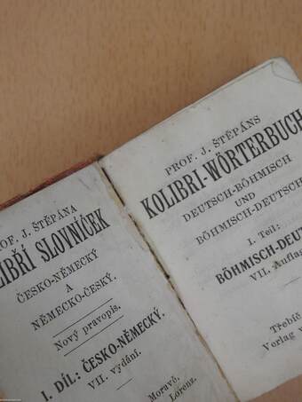 Kolibri-Wörterbuch Deutsch-Böhmisch und Böhmisch-Deutsch I-II. (minikönyv)