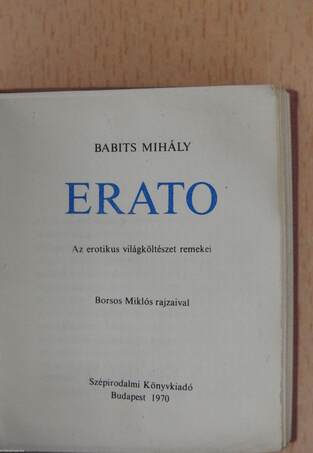 Erato (minikönyv)