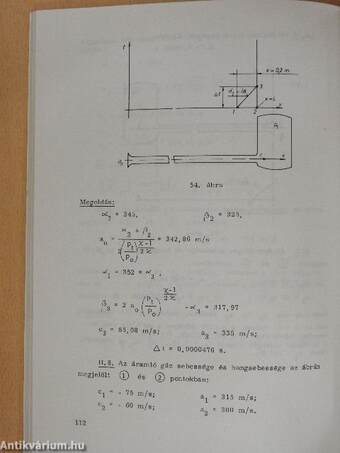Áramlástan II. Példatár
