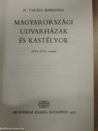 Magyarországi udvarházak és kastélyok