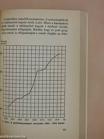 Iparvállalati prognóziskészítés matematikai, statisztikai módszerekkel