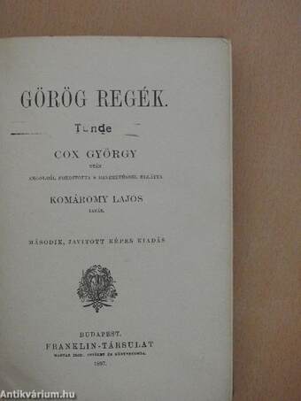 Görög regék 