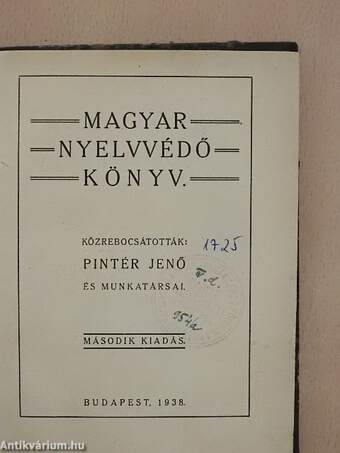 Magyar nyelvvédő könyv