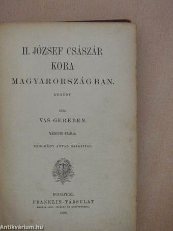 II. József császár kora Magyarországban