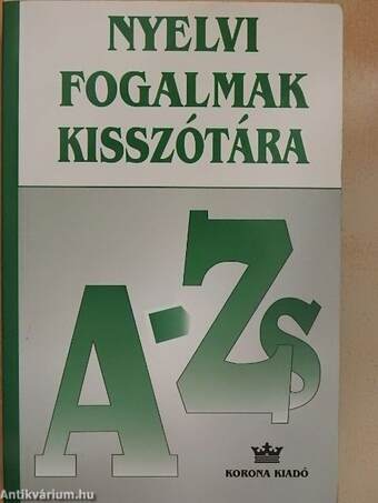 Nyelvi fogalmak kisszótára