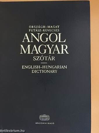 Angol-magyar szótár