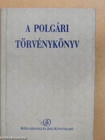 A Polgári Törvénykönyv