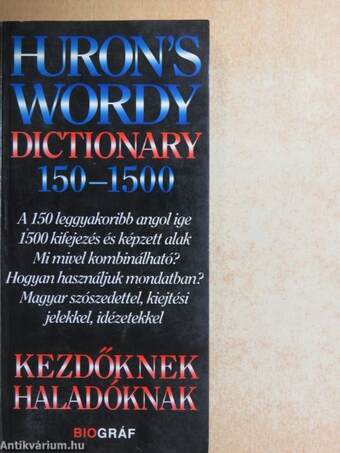 Huron's Wordy Dictionary 150-1500