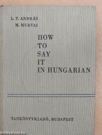 How to say it in Hungarian