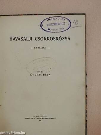 Havasalji csokrosrózsa