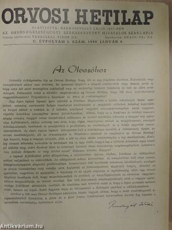 Orvosi Hetilap 1959. január-december I-II.