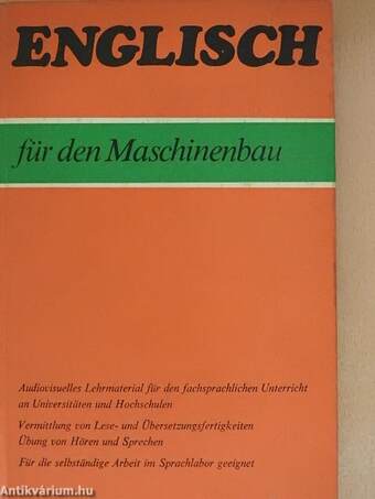 Englisch für den Maschinenbau