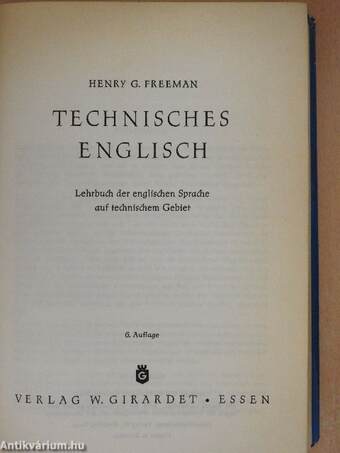 Technisches Englisch