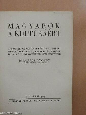 Magyarok a kultúráért