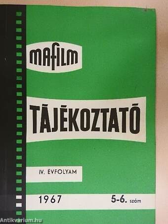 MAFILM tájékoztató 1967/5-6.