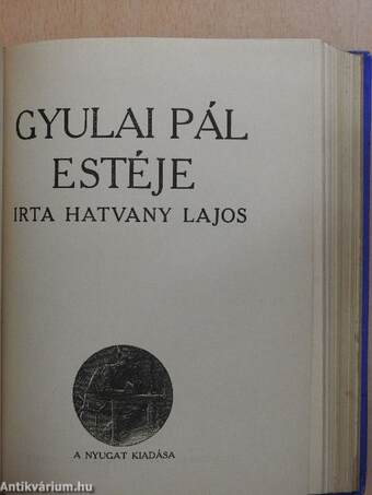 Két kritika/Erzsébet királyné/Lárvák/Gyulai Pál estéje/A politikai Robinson/Az akropoliszi ima. Zsidó faj, zsidó vallás. Henriette néném