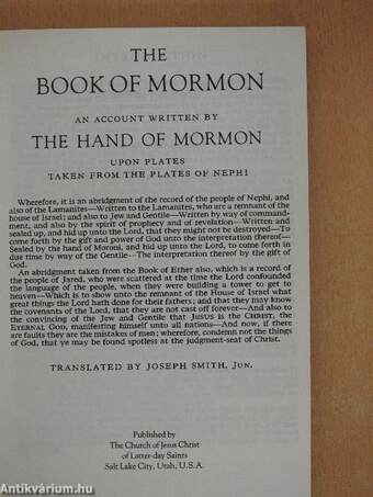 The Book of Mormon