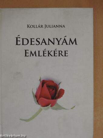 Édesanyám emlékére