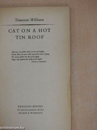 Cat on a Hot Tin Roof