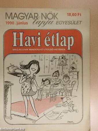 Havi étlap 1990. június