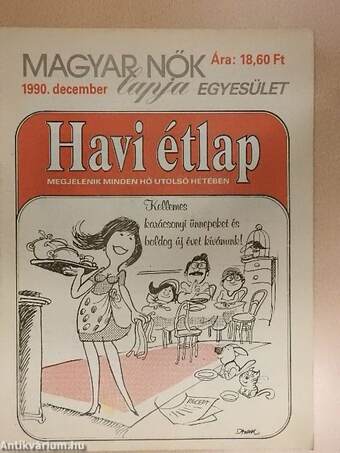 Havi étlap 1990. december