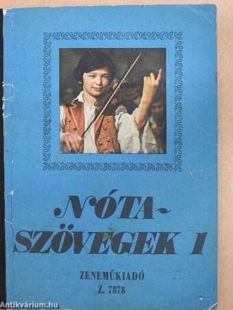 Nótaszövegek 1.