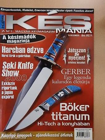 Késmánia Magazin 2000. november-december
