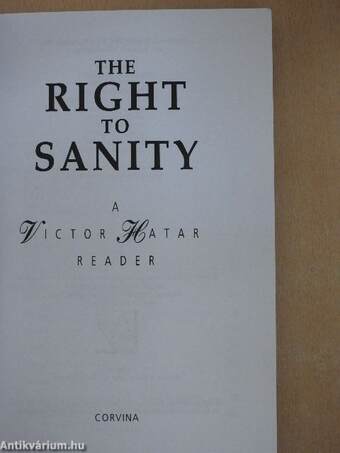 The Right to Sanity